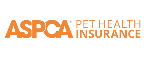 ASPCA Pet Health Insurance logo in orange text.